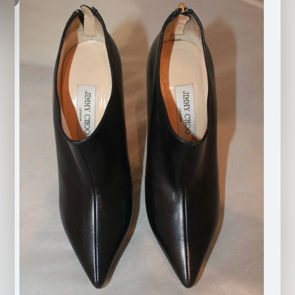 Jimmy Choo Black Heeled Boots size 36
